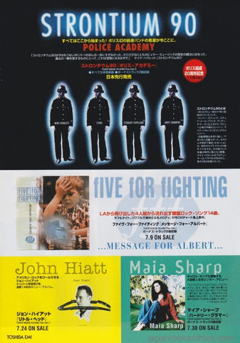 Strontium 90 1997/08 Police Academy Japan album promo ad