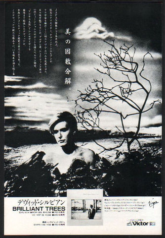 David Sylvian 1984/08 Brilliant Trees Japan album promo ad