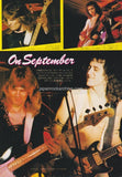 Teaze 1978/08 Japanese music press cutting clipping - photo feature