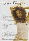 Shania Twain 2002 Up! Japan album release store promo flyer / brochure