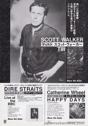 Scott Walker 1995/10 Tilt Japan album promo ad