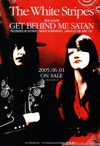 The White Stripes 2005/06 Get Behind Me Satan Japan album promo ad