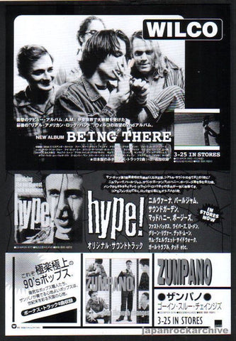 Wilco 1997/04 Being There Japan album promo ad
